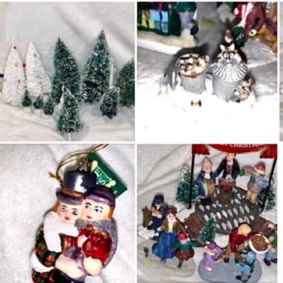 Make an OFFER Colossal CHRISTMAS READY VILLAGE, Villagers, Ornaments, Trees 🌲 - Picture 6 of 17